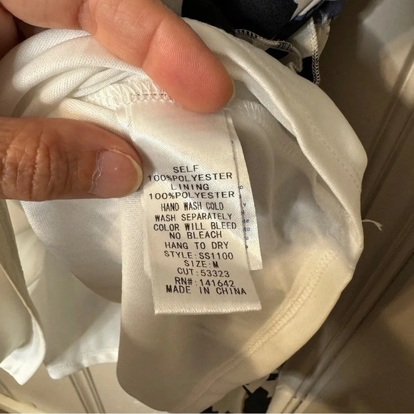 NWT She‎ + Sky Tiered Ruffle Animal Print Spaghetti Strap Sundress Slip Dress M - Picture 11 of 11